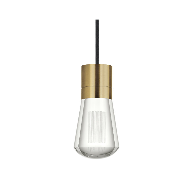 Alva LED Pendant, 151.6" H x 7.1" W x 9" D, 3, Black