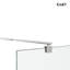 Panneau de douche fixe simple sans cadre l 40 po x H 76 po