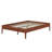 Modern Wooden Platform Bed Frame featuring Wood Slats & Metal Support, Easy Assembly-973815410