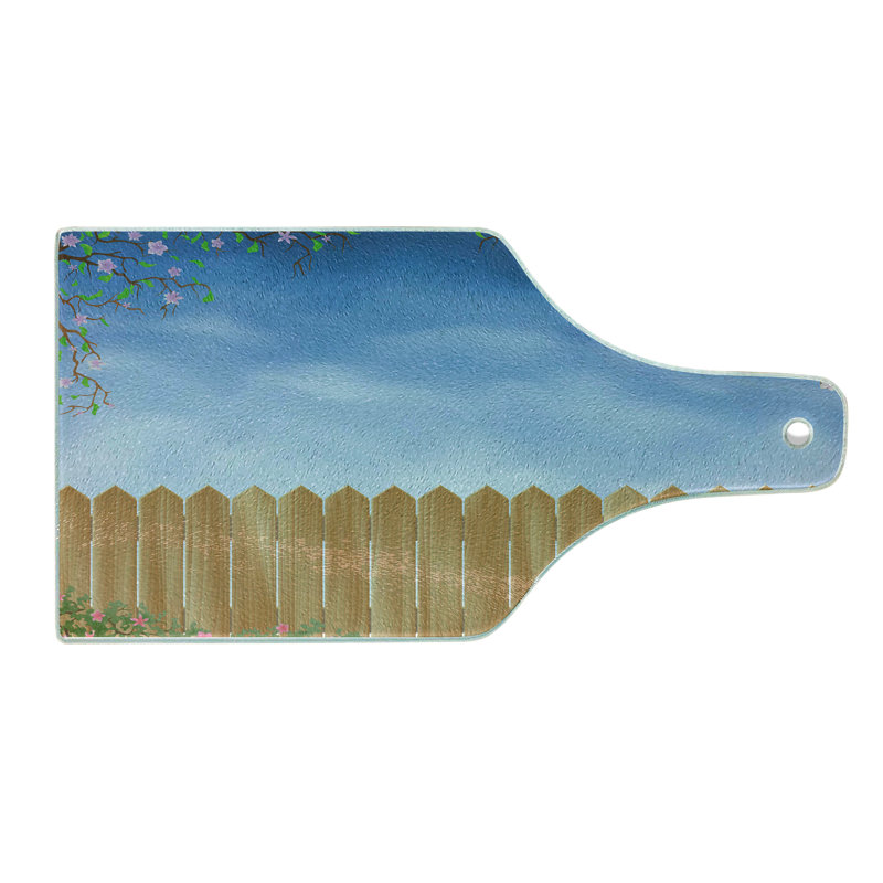 Planche à découper en verre trempé Ambesonne