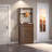 Solid Oak Hall Tree with Shoe Storage