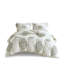 Ensembles de literie modernes en mélange de coton, très grand / très grand californien avec texture chenille pour le style maison