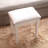 Vanity Stool Makeup Bench Dressing Stool With Cushion And Solid Legs