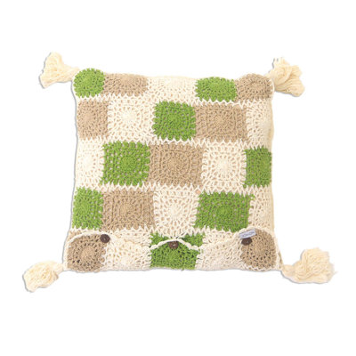 Geometric Cotton Pillow Cover