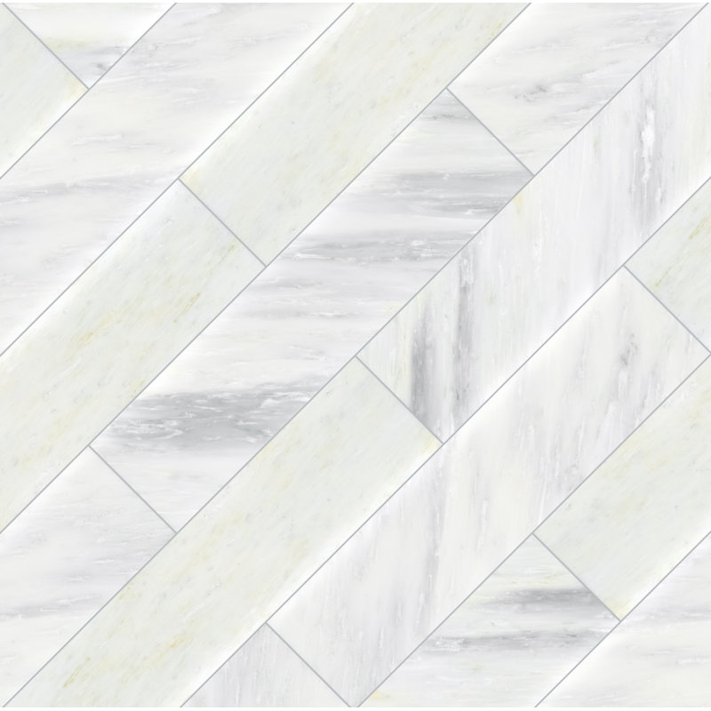 Carreau de marbre et plancher poli 6 po x 24 po Castella Cambria