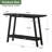 Solid Wood Console Table, 41.3" Rustic Entryway Table With Storage Shelf-1337582859