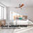60.96 " Ceiling Fan with LED Lights with Light Kit