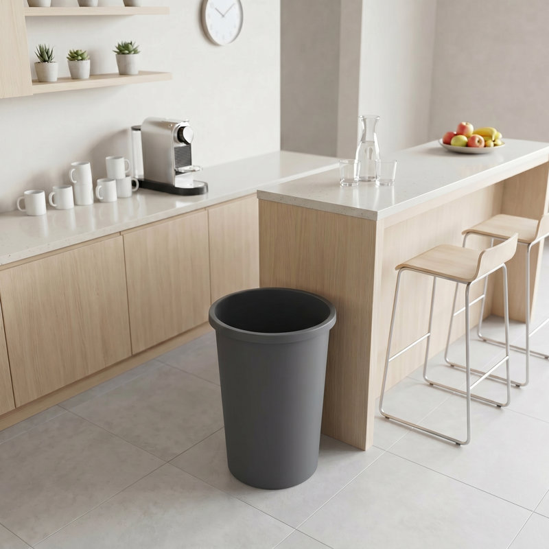 Poubelle commerciale en plastique 11 gallons