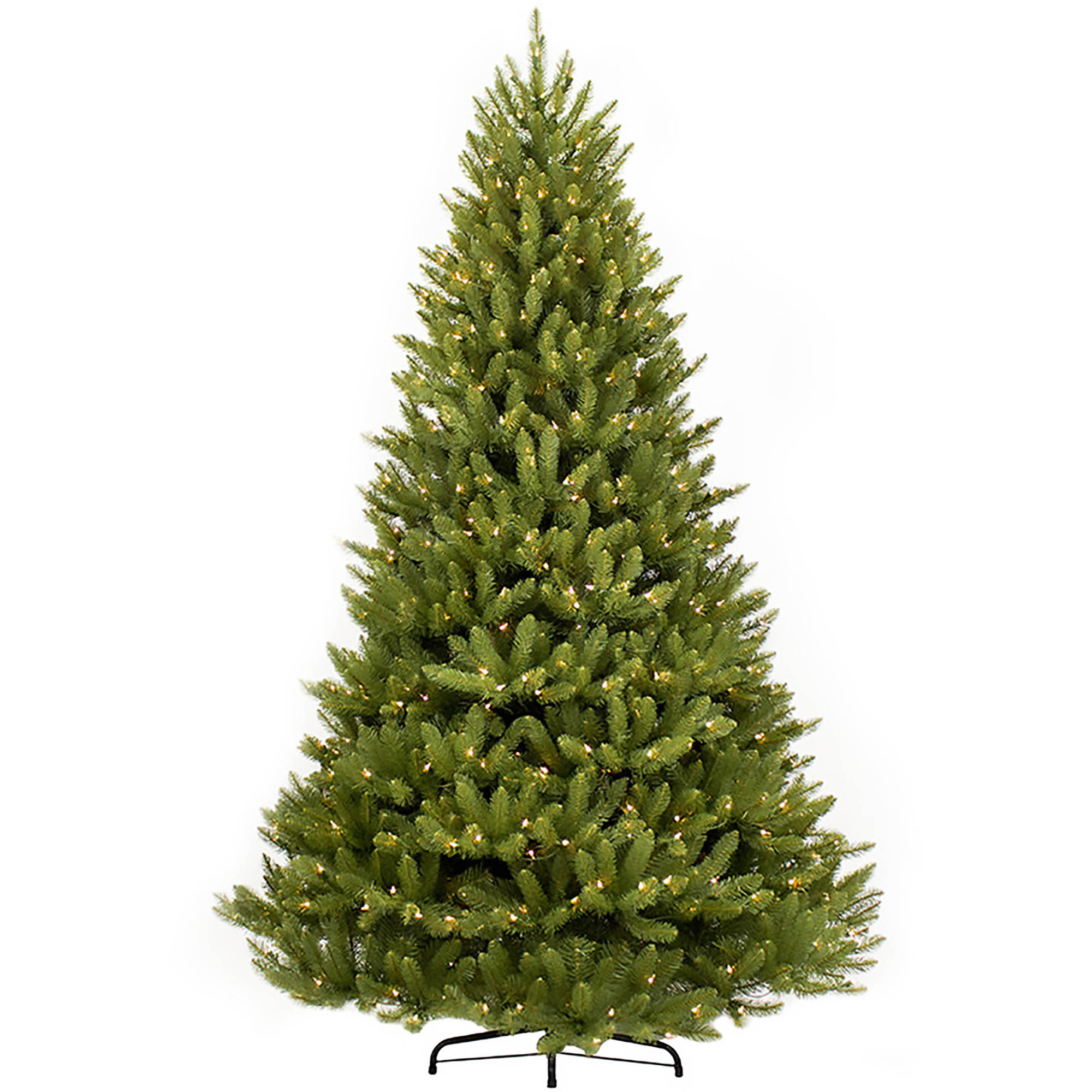 Lighted Artificial Fir Christmas Tree, 4.5' H