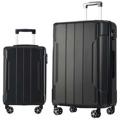 Hardshell ABS Luggage Sets 2 Piece Suitcase Set Expandable with TSA Lock Spinner Wheels for Men Women