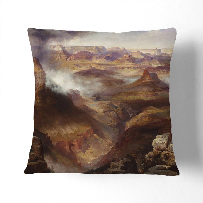 Square Cushion, 40cm H x 40cm W x 15cm D, Stone