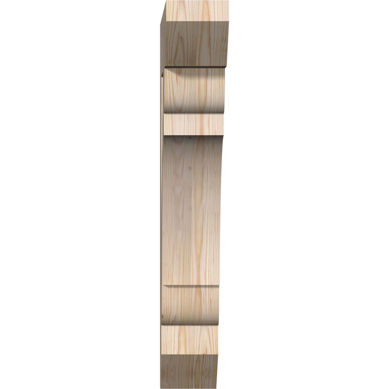 Support à lattes l 5 5 po x P 24 po x H 36 po, sapin Douglas, Douglas (lisse), H 36 po x l 5,5 po x P 24 po