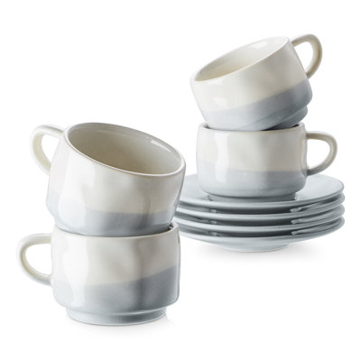 Tasses à espresso avec soucoupes DOWAN