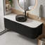 Wall Mounted Single Vanity Bathroom Vanity With Engineered Marble Top-1332923727