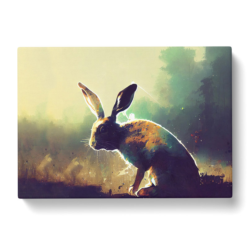Hare Art Painting Vol.3 Abstract - Wrapped Canvas, 50cm H x 76cm W x 3cm D