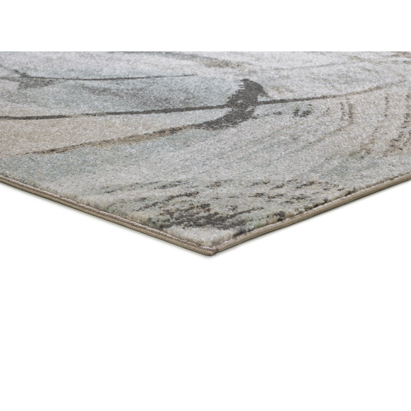 Adelric Abstract Machine Woven / Power Loomed Area Rug, Rectangle 140 x 200cm