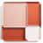 Orange / rose / blanc