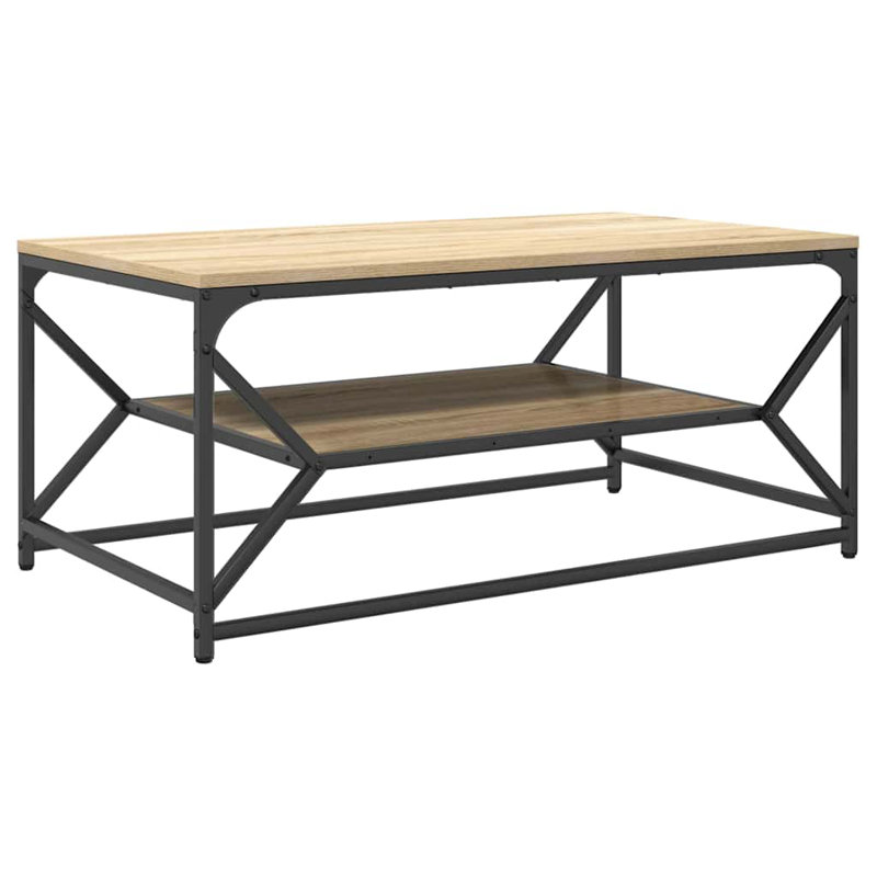 Coffee Table with Storage, Brown