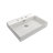 BOCCHI Milano 18.31'' Fireclay Rectangular Bathroom Sink with Overflow-90558739-94265130