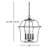 Lark 4 - Light Dimmable Lantern Geometric Chandelier-2080556278-2116195646-2116195633