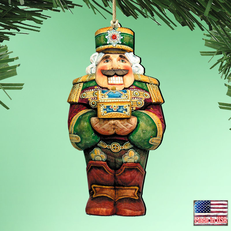 5'' Wood Hanging Figurine Ornament
