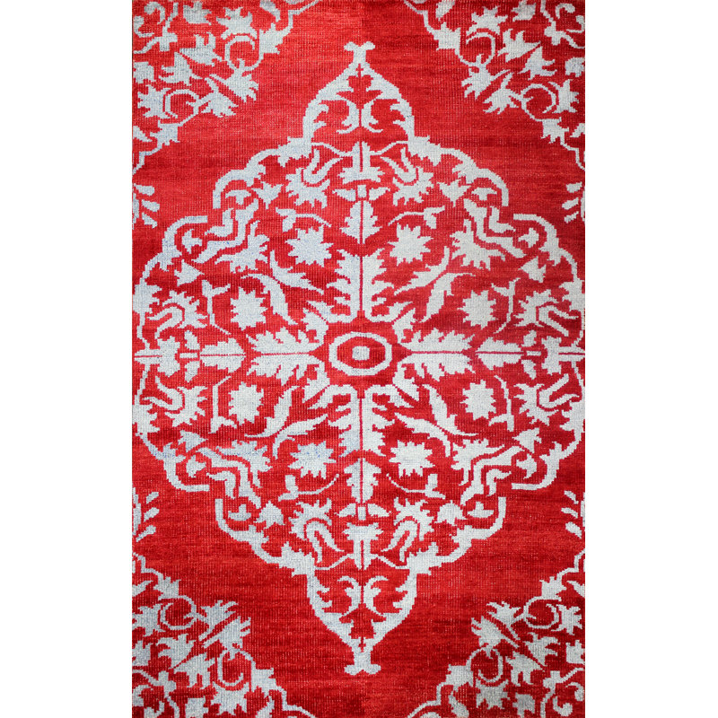 Donail Wool Oriental Indoor Rug, Rectangle 5' x 8'