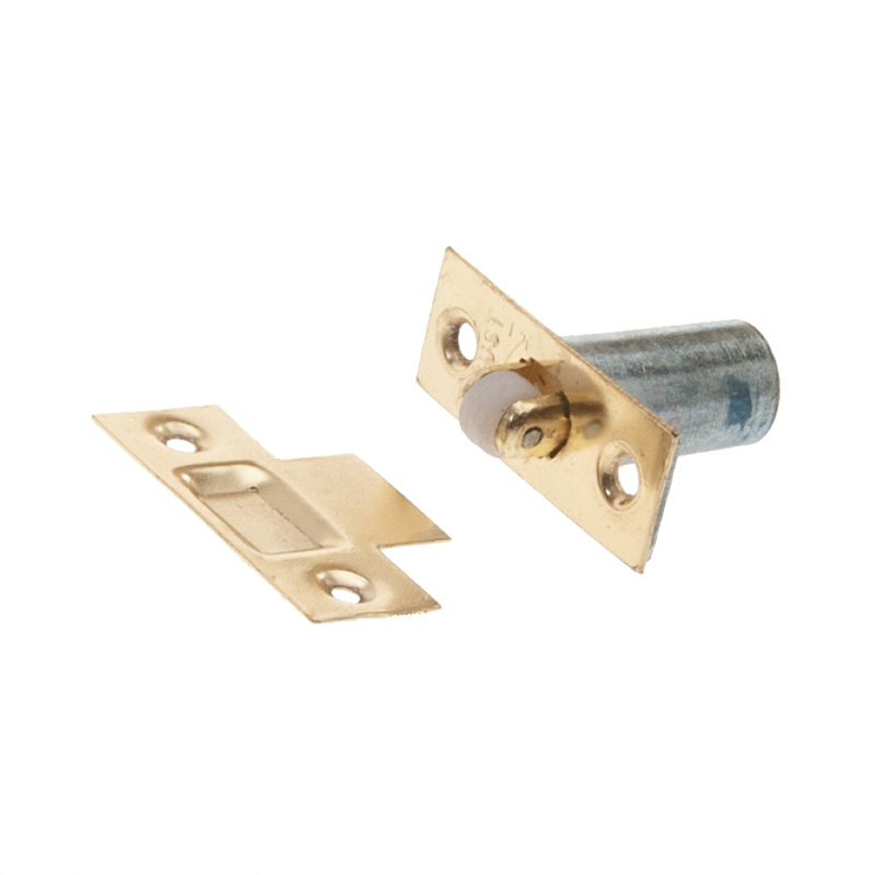 Olaf Adjustable Roller Catch Lock, Electro Brass