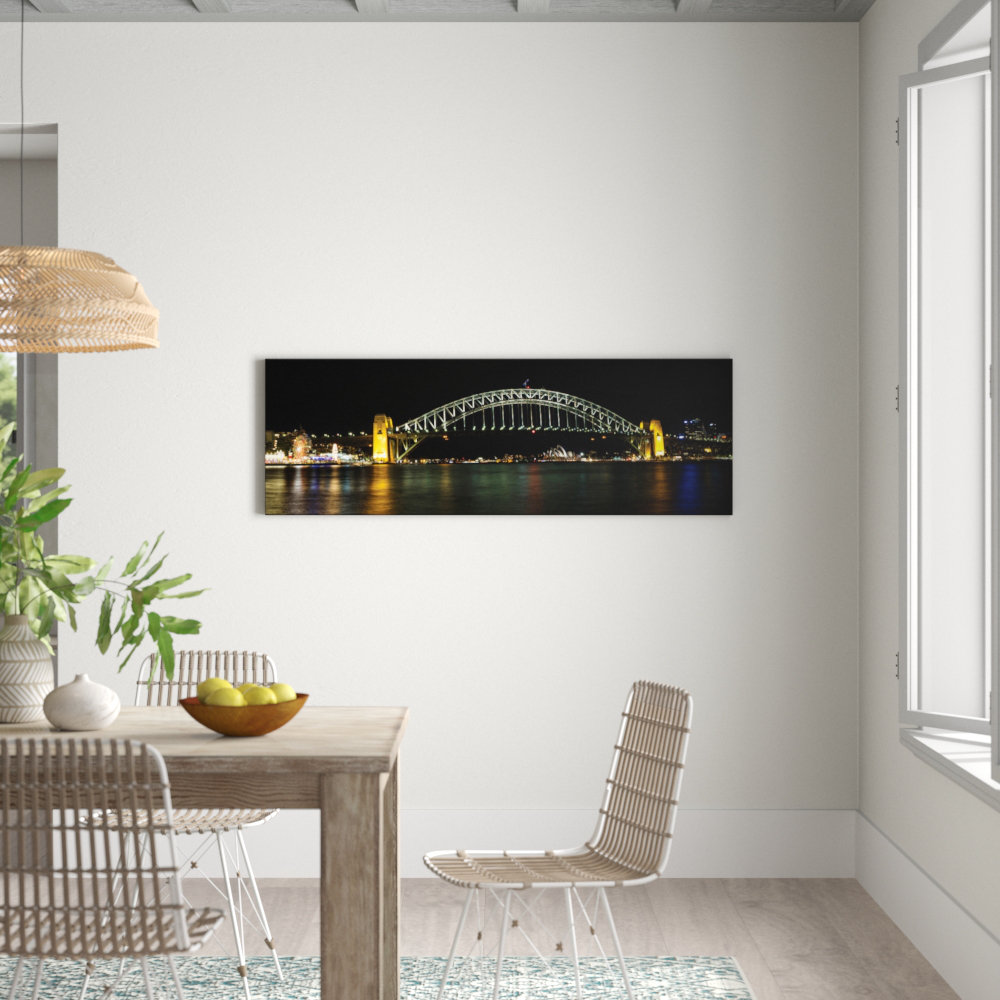 Harbour Delight by Andrew Brown Photographic Print on Canvas in Yellow