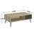 1-Drawer Engineered Wood Coffee Table, Distressed Pine