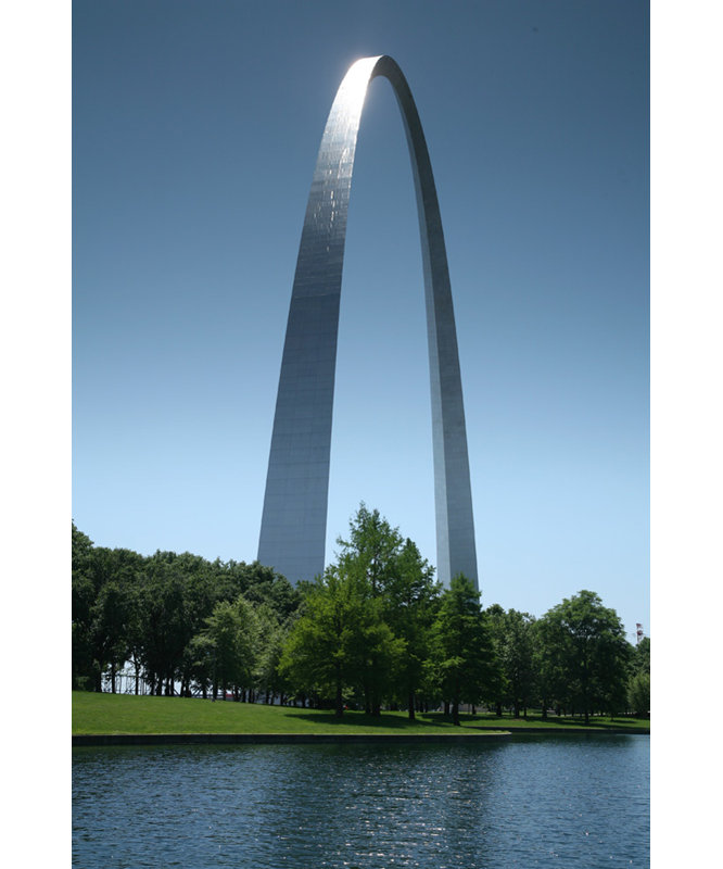 Gateway Arch, St. Louis, H 24 po x l 16 po