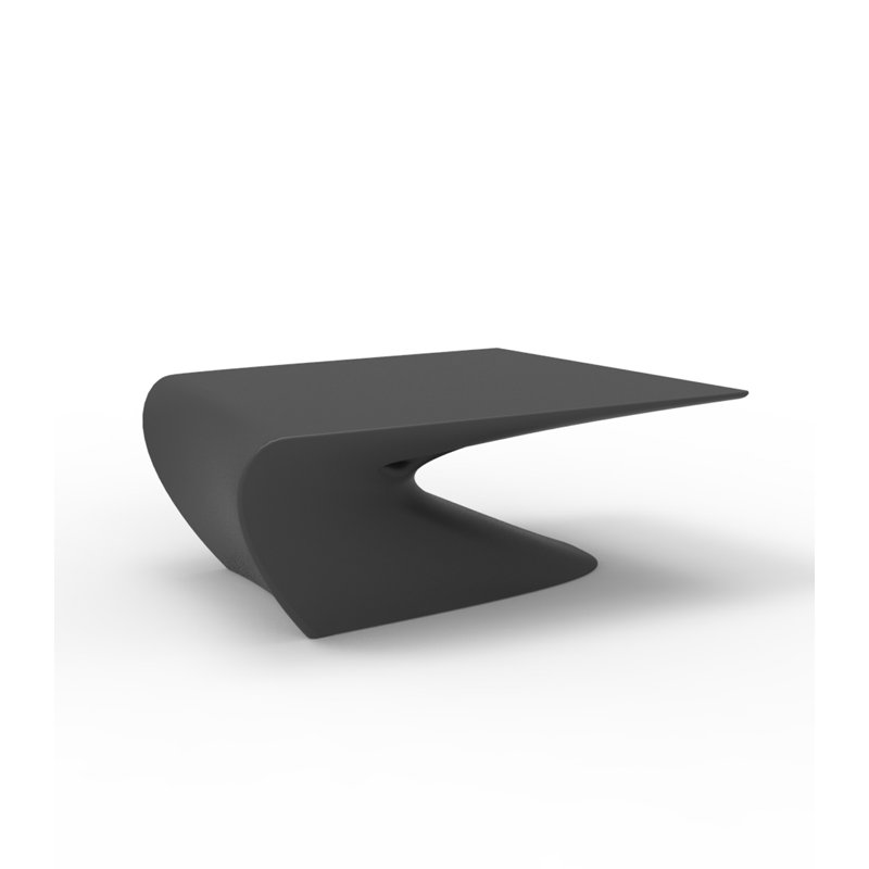Table basse en plastique Wing, Anthracite