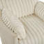 Fauteuil inclinable manuel en velours côtelé