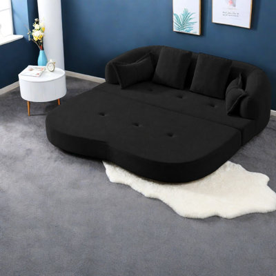 Canapés pliables à compression, canapé-lit moderne en chenille 2 places pour la maison