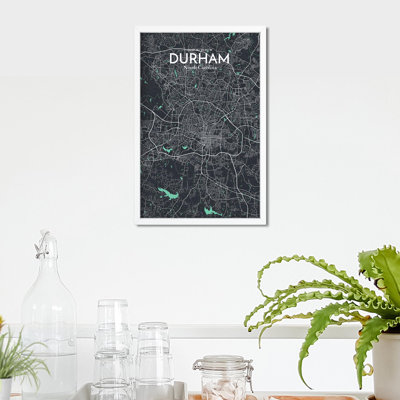 Durham City Map, impression