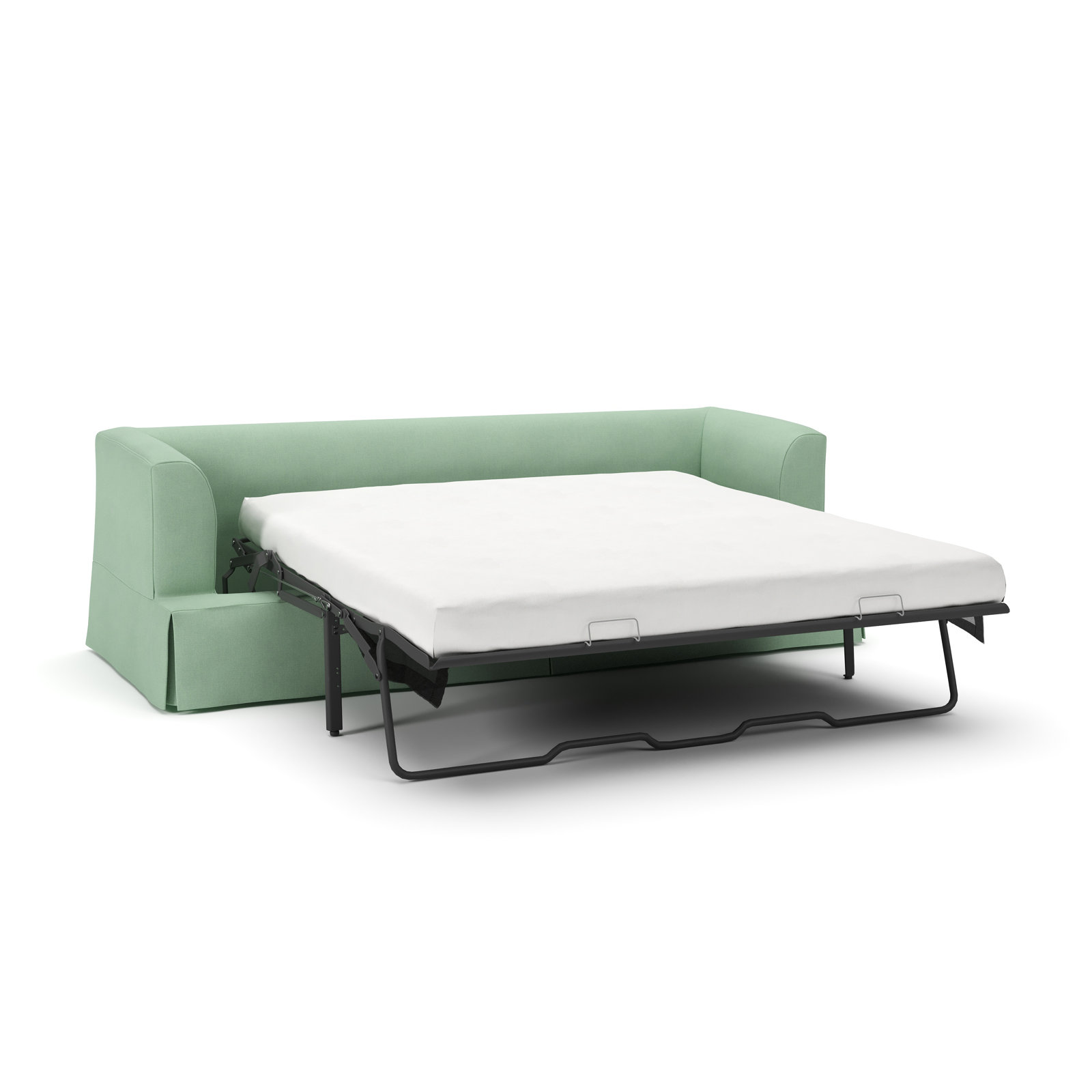 Lucia 92.5'' Upholstered Sleeper Sofa, Bayou Spray Canvas