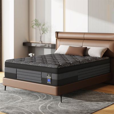 ENSHUI 12" Cooling Medium Firm Hybrid Mattress in a Box