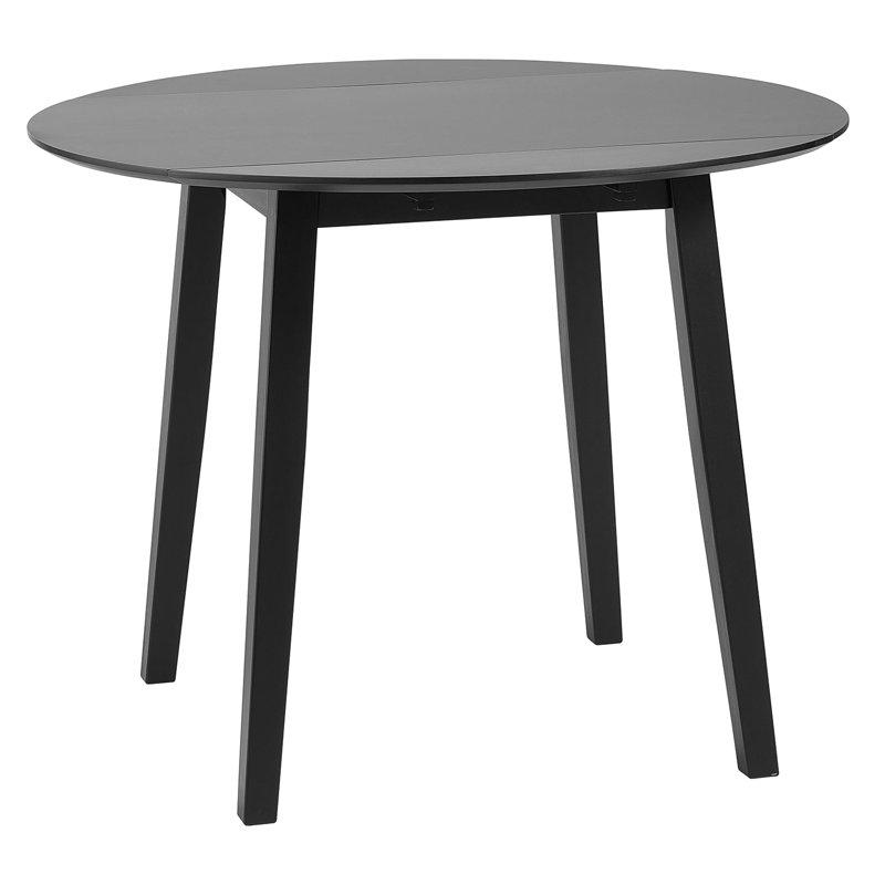 Tenaya Dining Table - Drop Leaf, Noir Black
