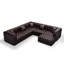 Canapé modulaire en cuir synthétique modulaire 132,5