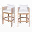 Tabourets d'extérieur, ensemble de 2