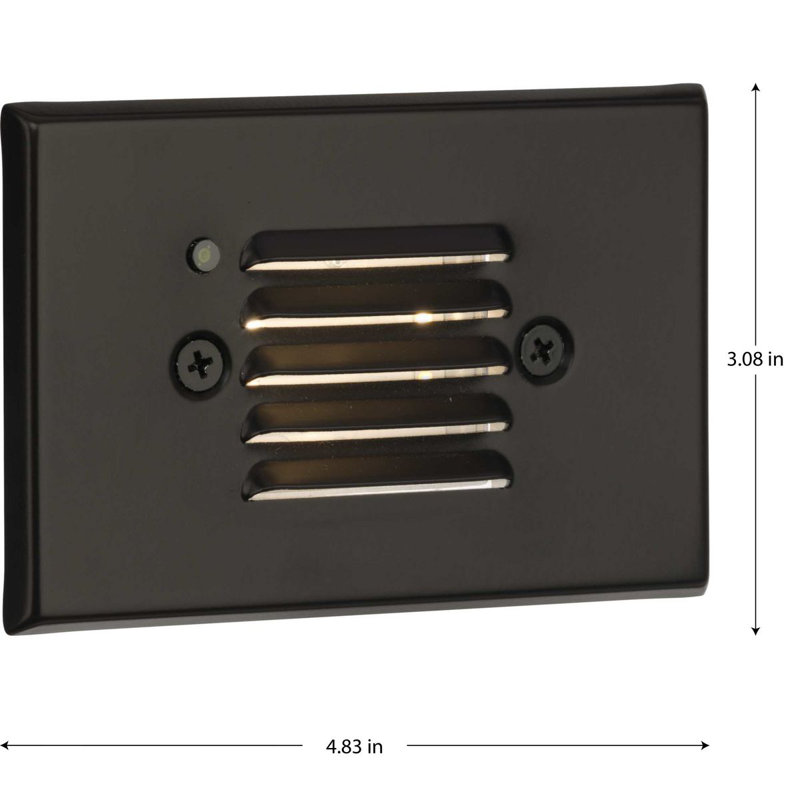 Integrated LED Metal Step Light, Antique Bronze