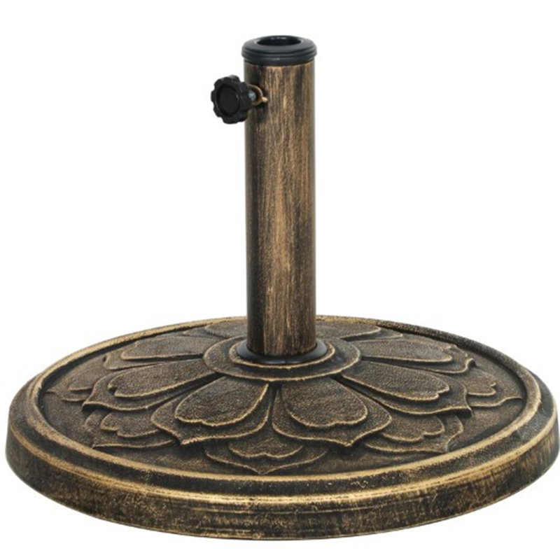 Porte-parapluie, base de parasol de patio, base de parasol d'extérieur en résine