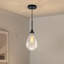 Luminaire suspendu en verre martelé moderne 1 lumière-1825820587