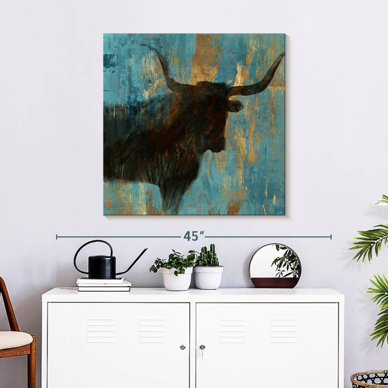 Brampt Bison I, 30" H x 30" W