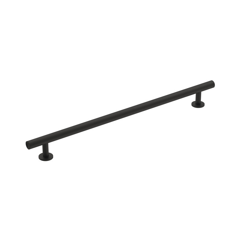 Radius Bar Pull, 10.0625", Matte Black