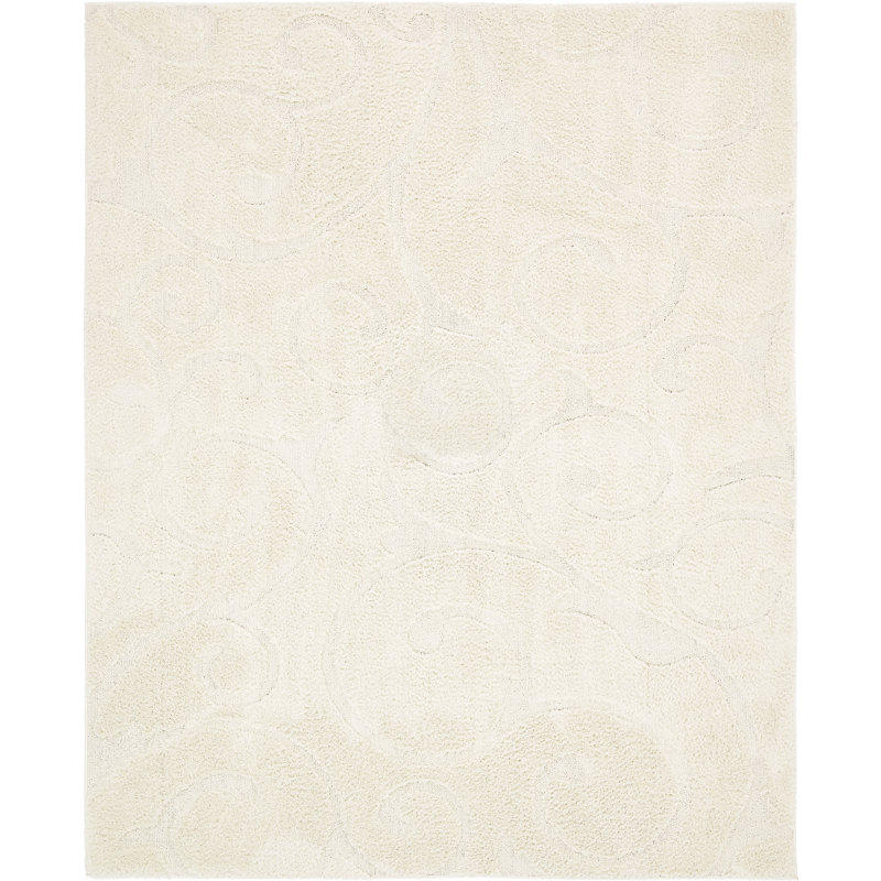 Tapis rouge sang Baynes, Ivory, Rectangulaire 8 pi x 10 pi