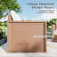 HDPE Patio Wicker Sofa Chairs With Cushions