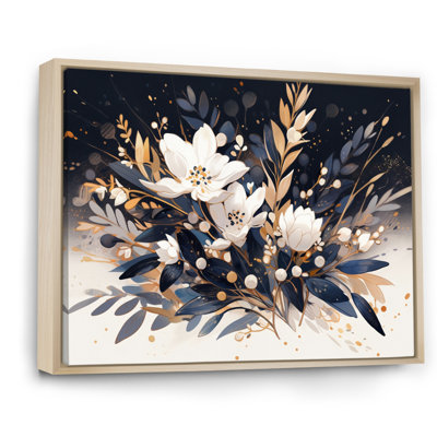 " Blue White Wildflower Meadow "