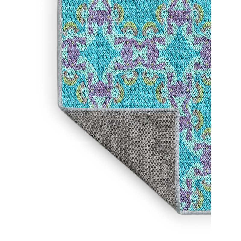Geometric Indoor Rug, Rectangle 7' x 9'