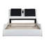 Modern Faux Leather Queen Beds With Bluetooth And Massage