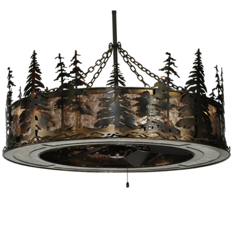 Tall Pines Downrod Ceiling Fan